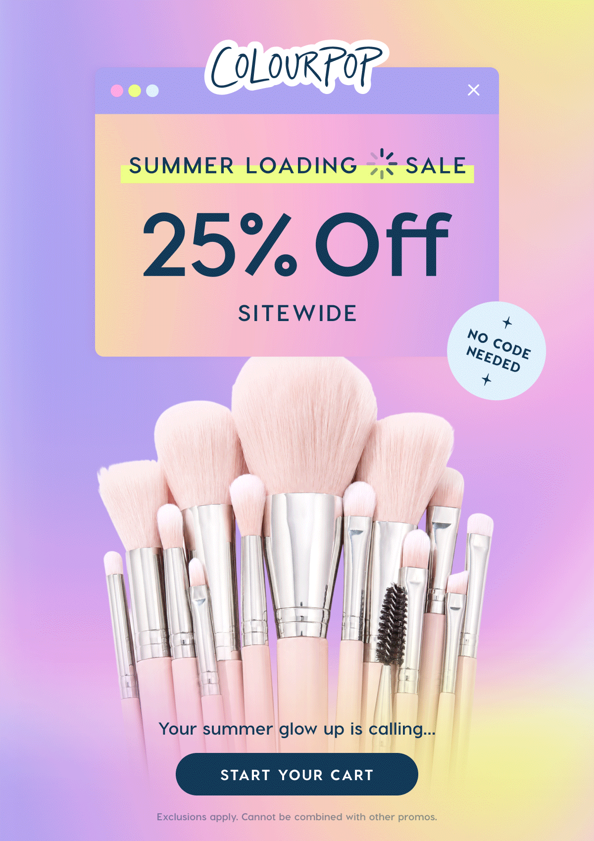 ColourPop | Memorial Day Sale 25% Off Sitewide