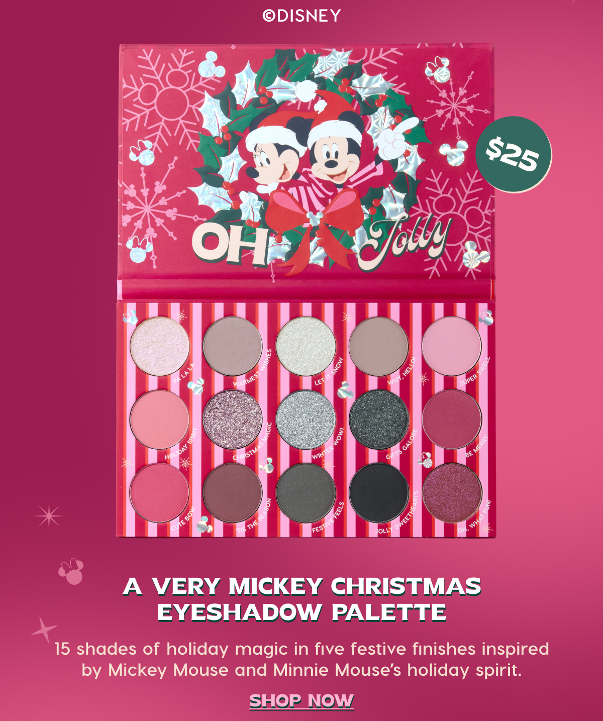 Shop A Very Mickey Christmas Eyeshadow Palette