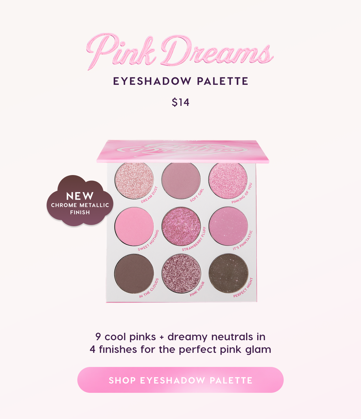 Shop Pink Dreams Eyeshadow Palette