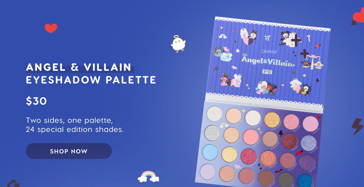Angel &. Villain Eyeshadow Palette. Shop Now.
