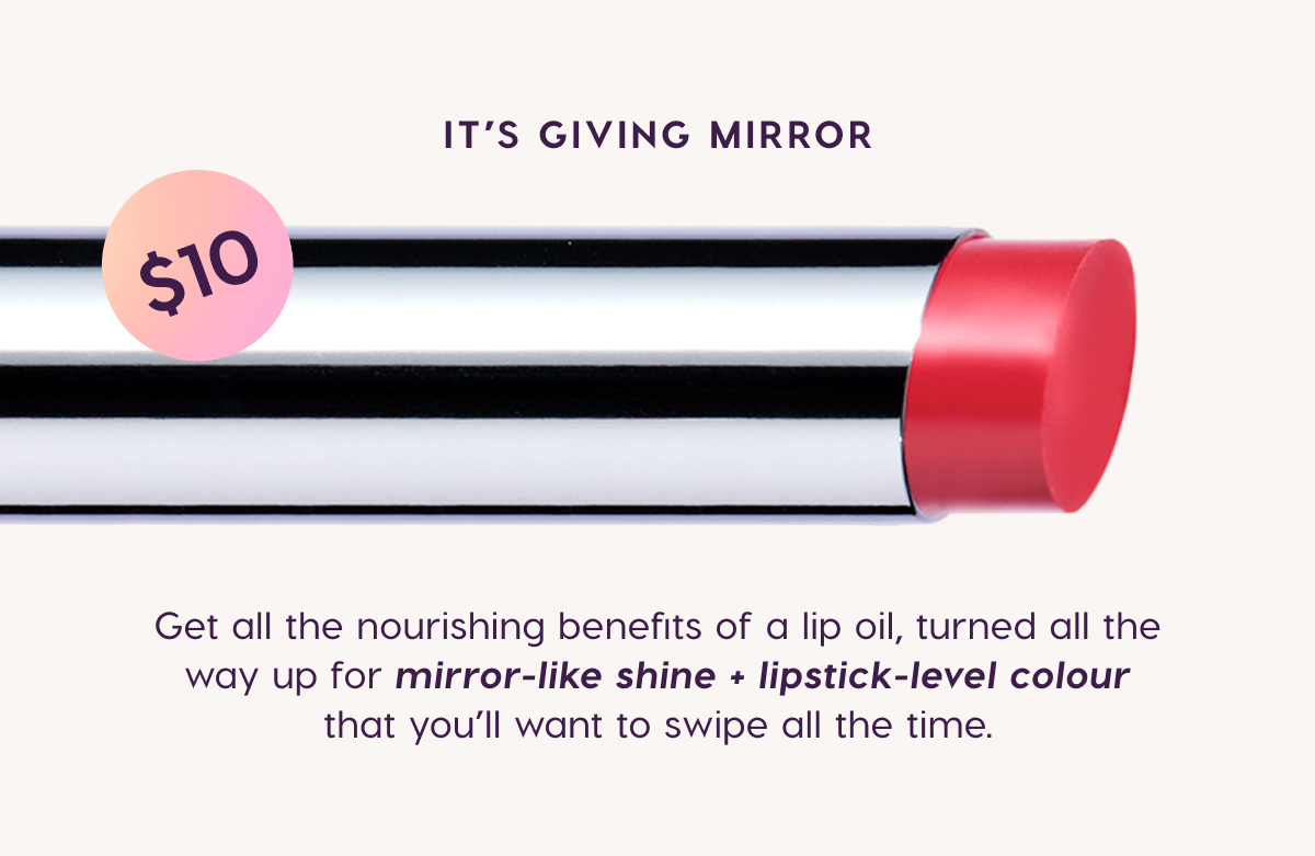 It's giving mirror
