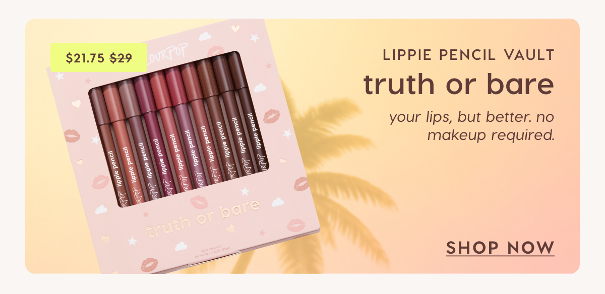 Truth or Bare Lippie Pencil Vault. $21.75. Was $29 Shop Now