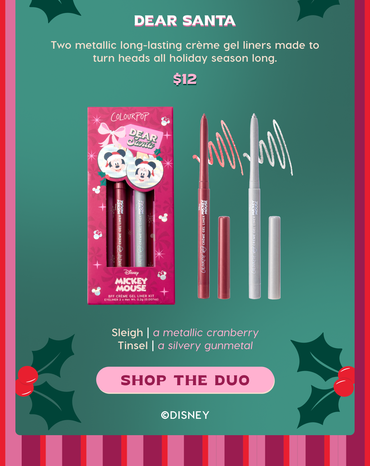 Shop the Dear Santa Creme Gel Liner Set