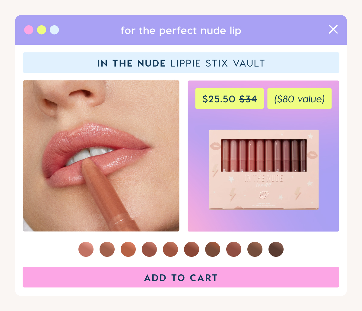 Shop In the Nude Lippie Stix Vault