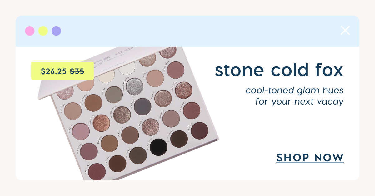 shop stone cold fox palette