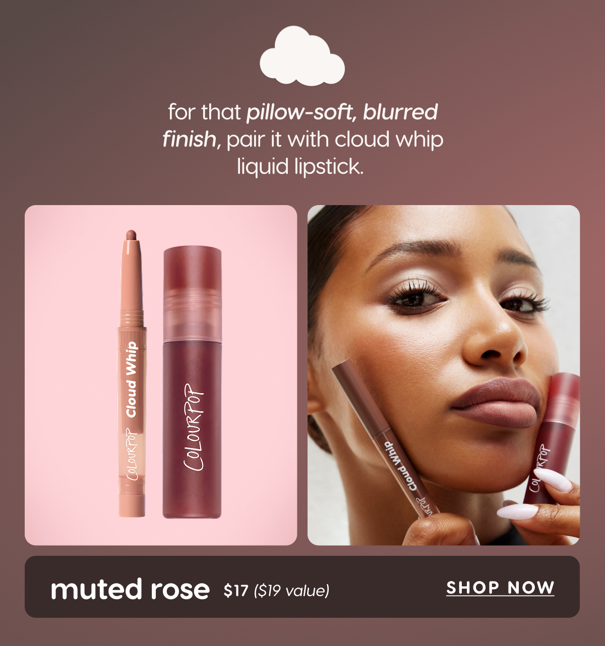 muted rose. shop now