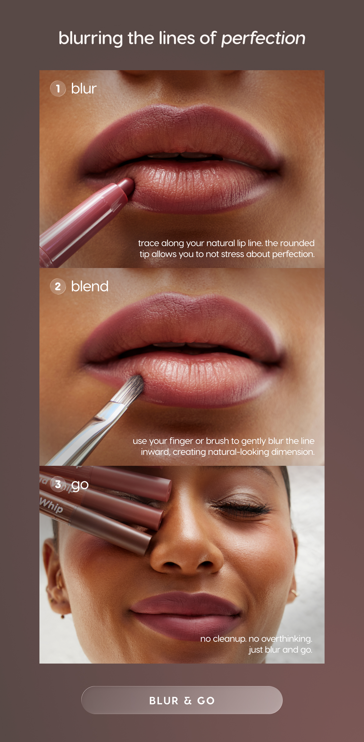 blur. blend. go. shop now
