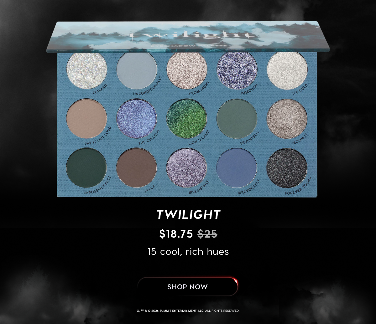 Shop Twilight Palette. $18.75. Was $25