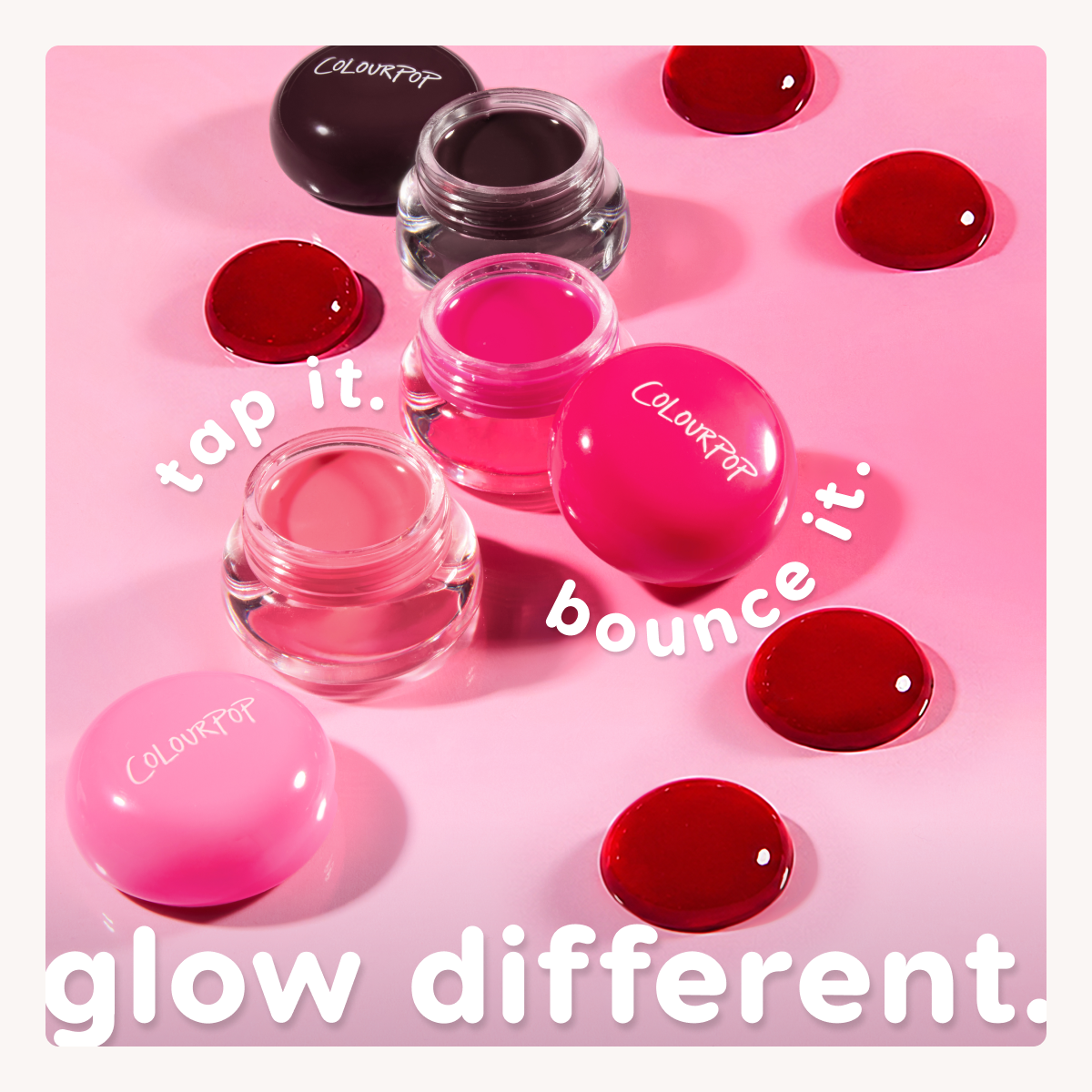 tap it. bounce it. glow different.