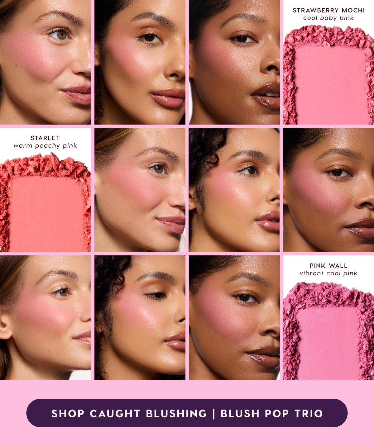 Shop the Caught Blushing Bush Pop Trio