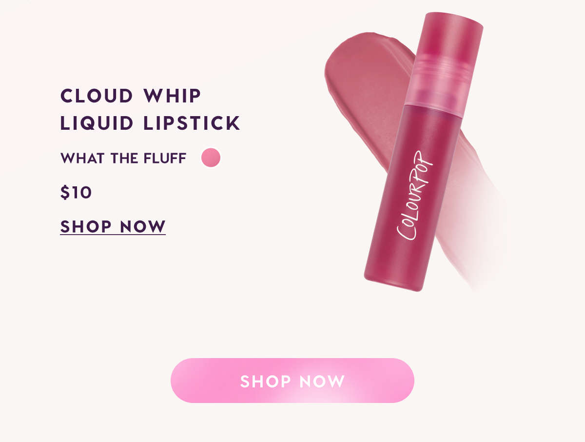 Cloud Whip Liquid Lipstick in What the Fluff