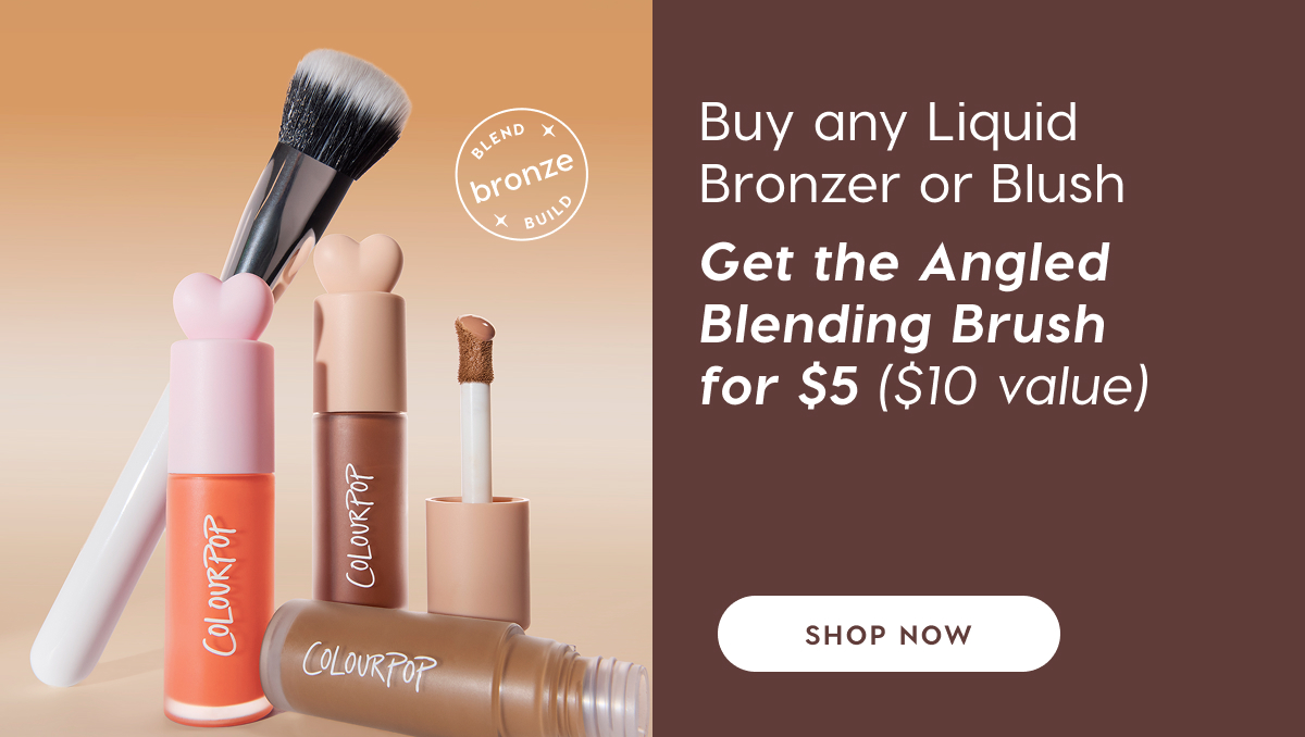 Pair it with our NEW Angled Blending Face Brush $10