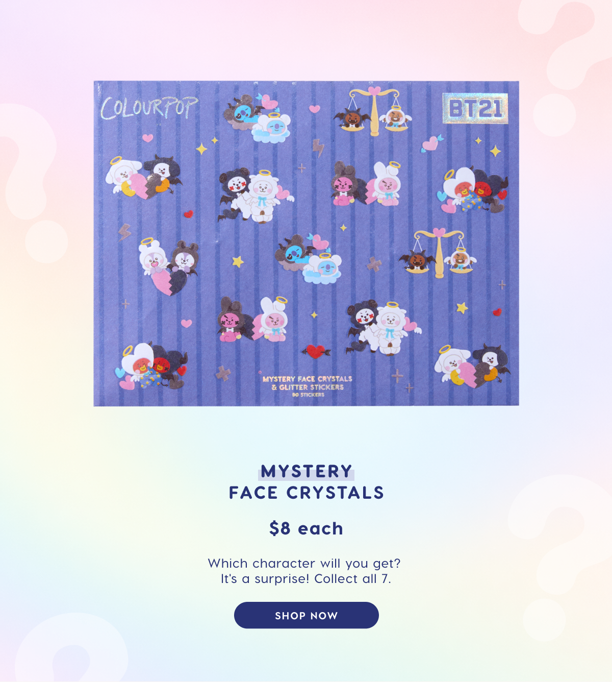 Mystery Face Crystals. Shop Now