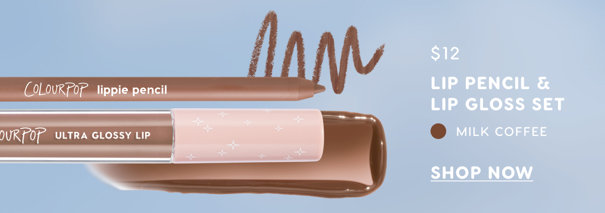 Shop Lippie Pencil and Gloss Set in Milk Coffee