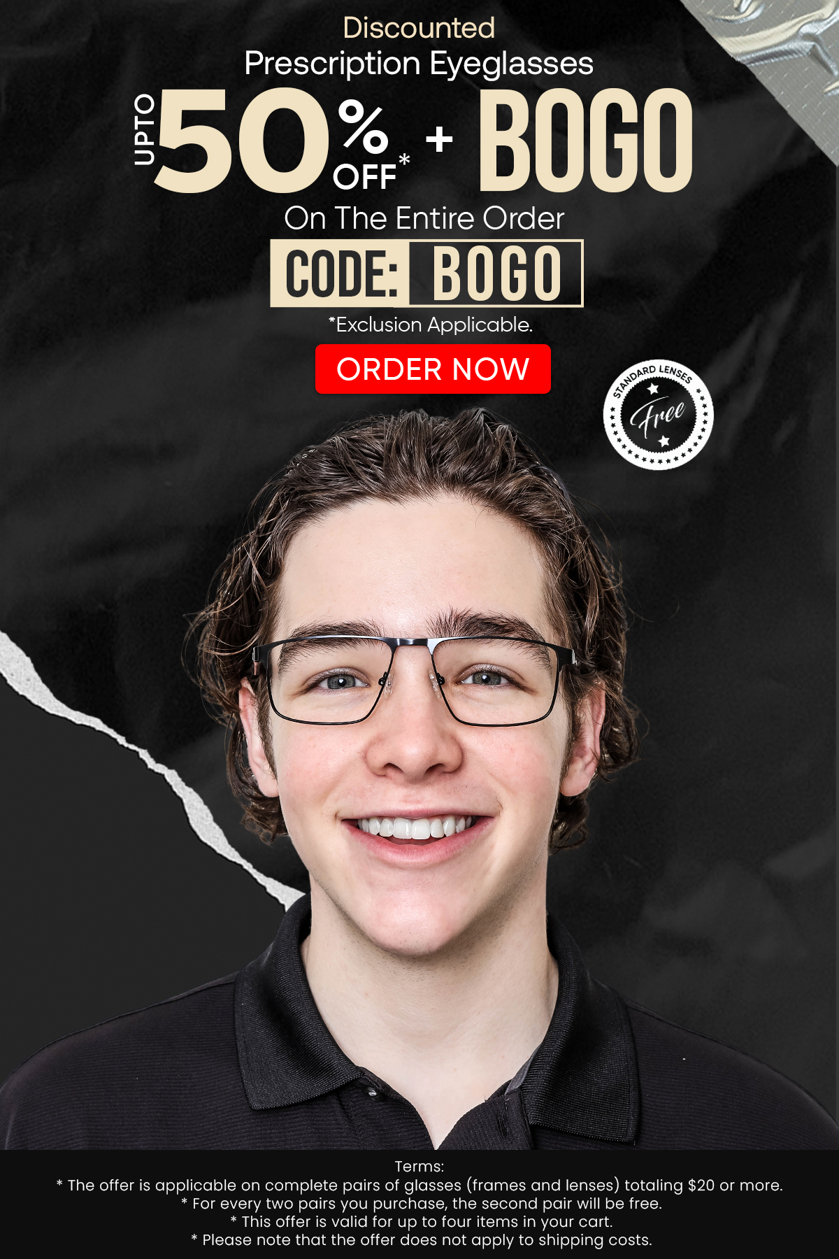 UPTO&nbsp;50% + BOGO (Buy 1, Get 1 Free) CODE: BOGO