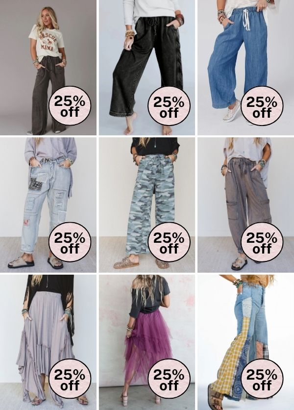 25% OFF Bottoms 25% OFF Bottoms