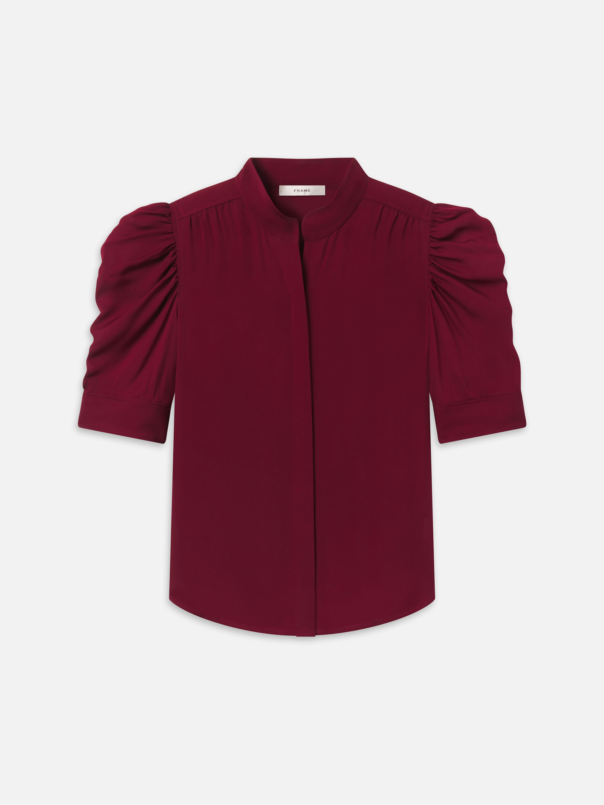 THE GILLIAN TOP IN GARNET