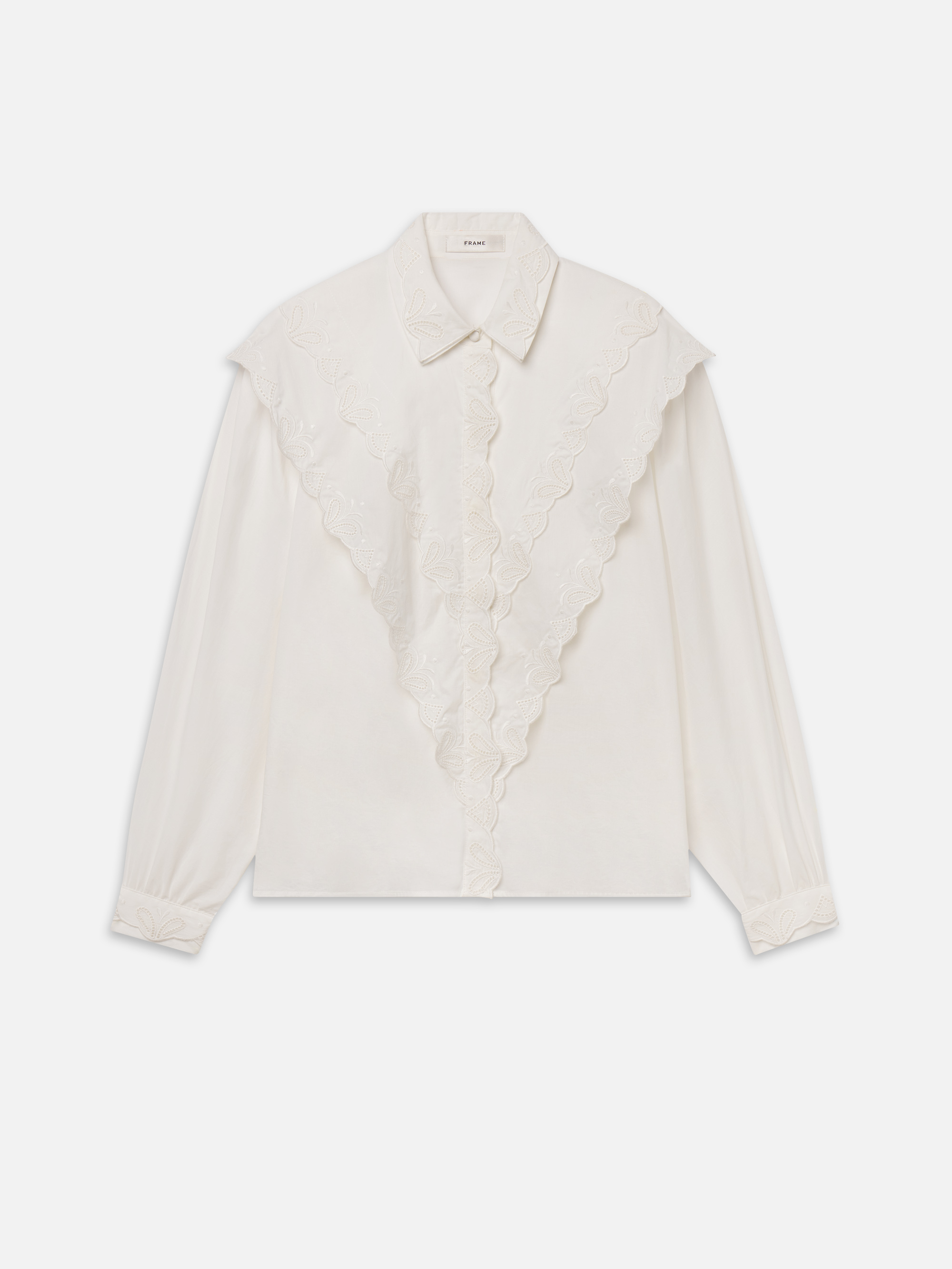 THE POPLIN EQUESTRIAN SHIRT IN WHITE