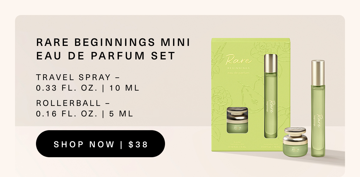 Rare Beginnings Mini Eau de Parfum Set. Shop Now.