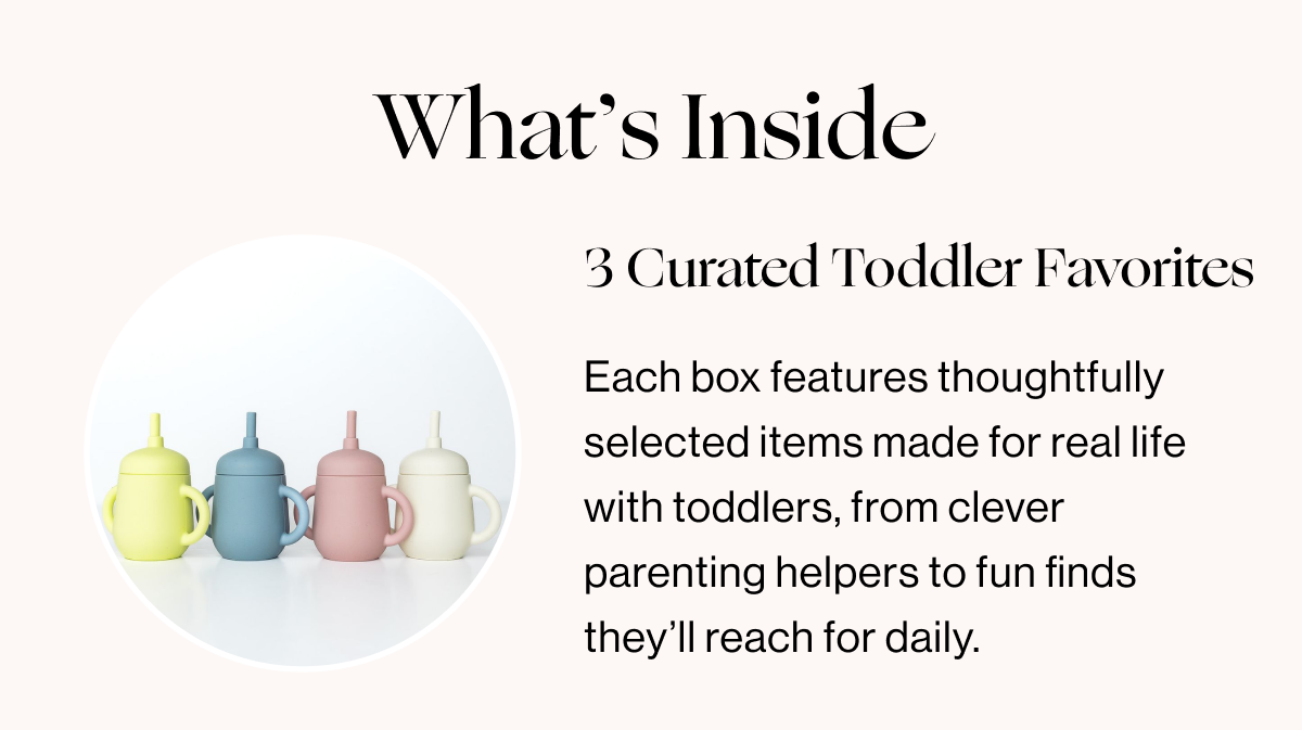 What's Inside - 3 Curated Toddler Favorites