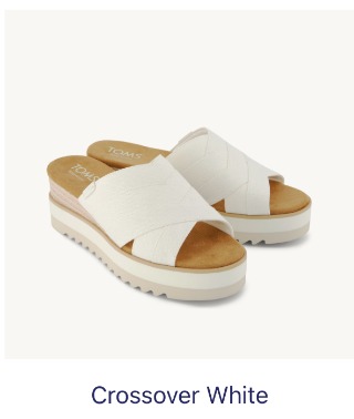 Diana Crossover Mule Wedge Sandal