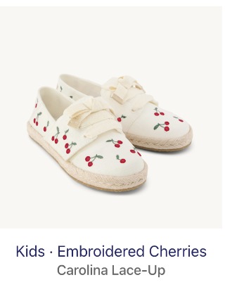 Carolina Lace-Up Kids Espadrille