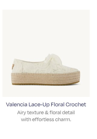 Valencia Lace-Up Platform Espadrille