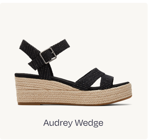 Audrey Wedge Sandal