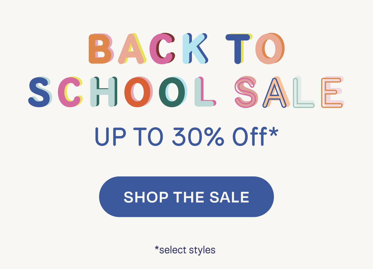 Back to School Sale