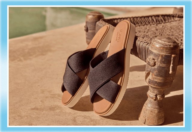 Mae Crossover Slide Sandal
