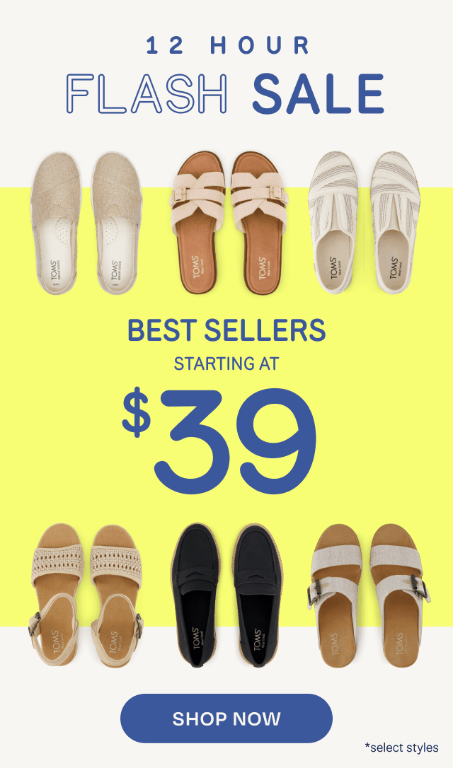 Best Sellers Starting at $39