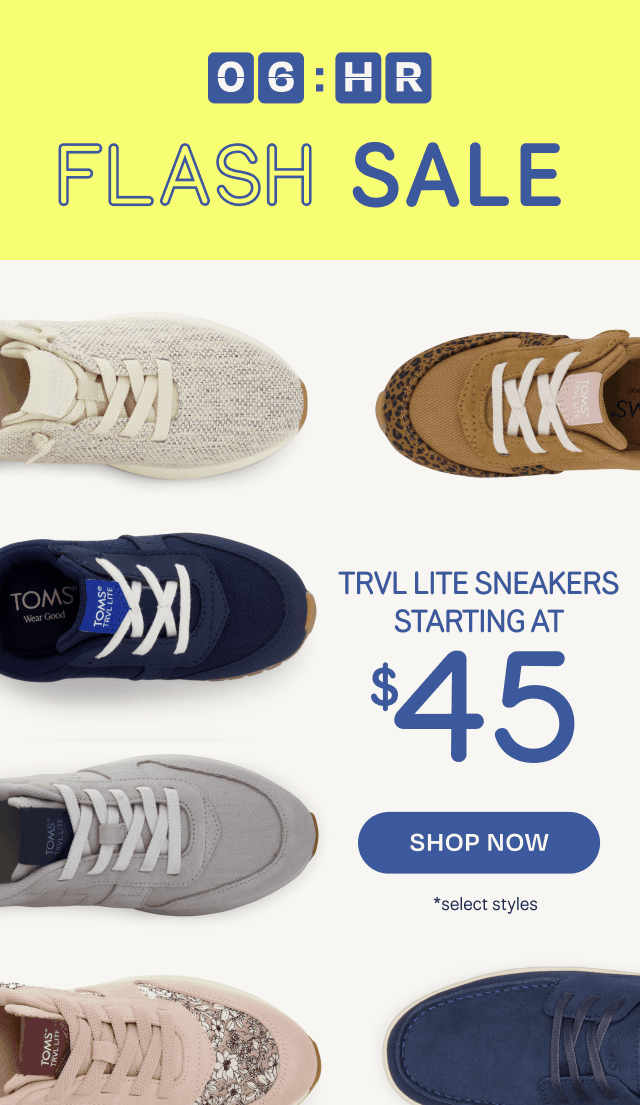 TRVL LITE Sneakers Starting at $45