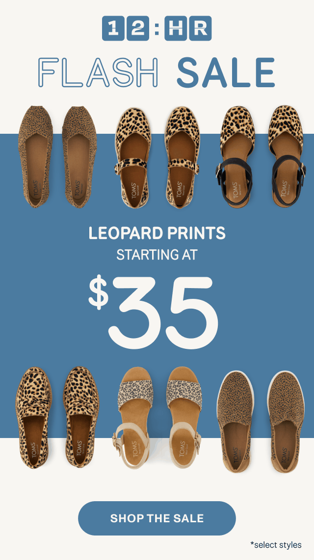 Leopard Prints Starting at $35