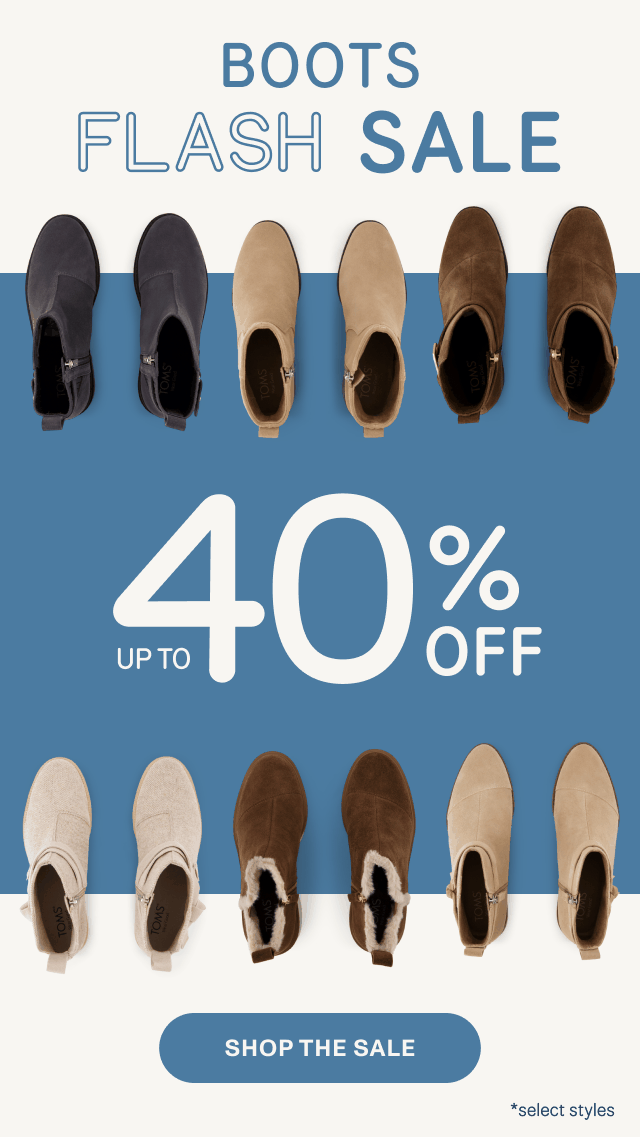 Boots Flash Sale