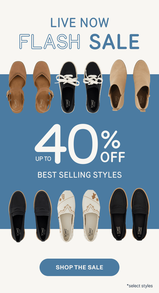 Up to 40% Off Best Selling Styles