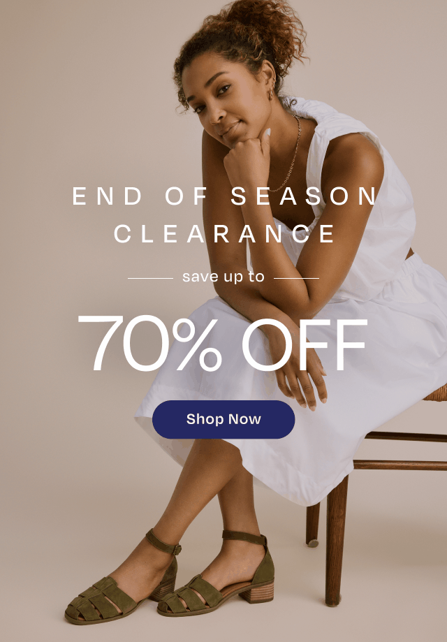 End of Season Clearance: Save Up to 70% Off