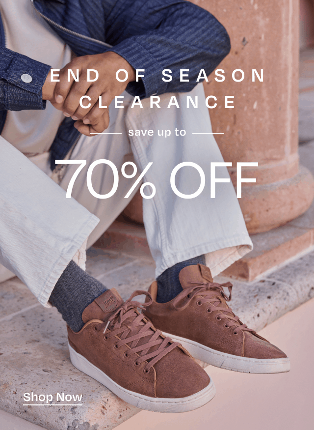End of Season Clearance: Save Up to 70% Off