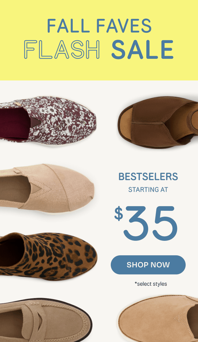 Bestsellers Starting at $35