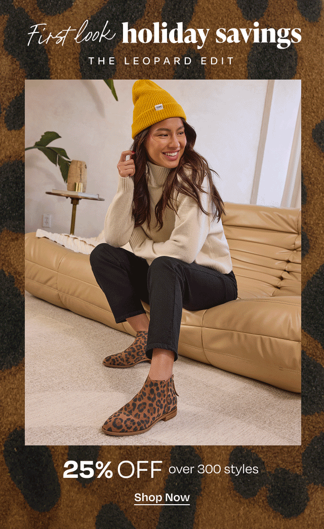 First Look Holiday Savings | The Leopard Edit - Image
