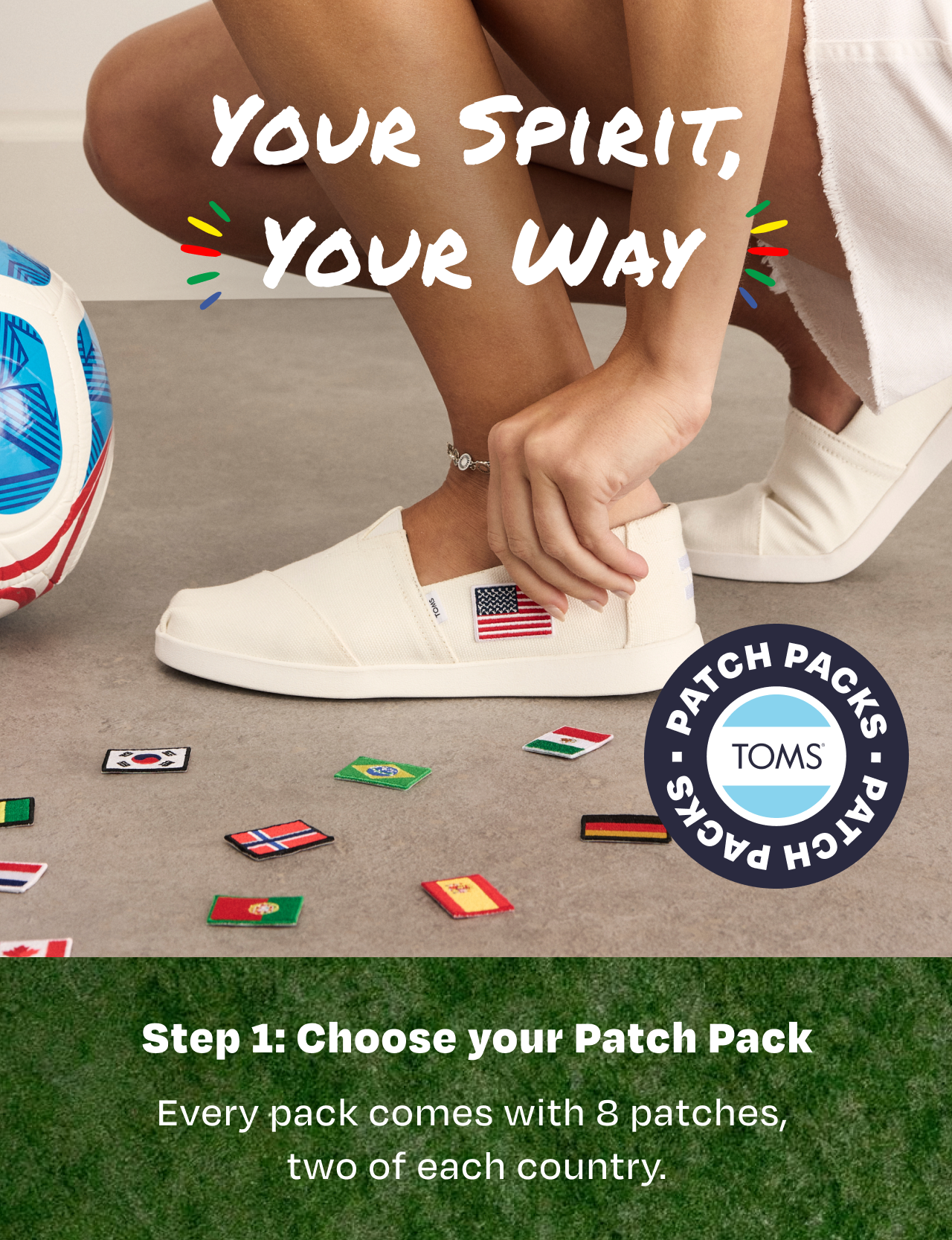 World Flags Patch Packs