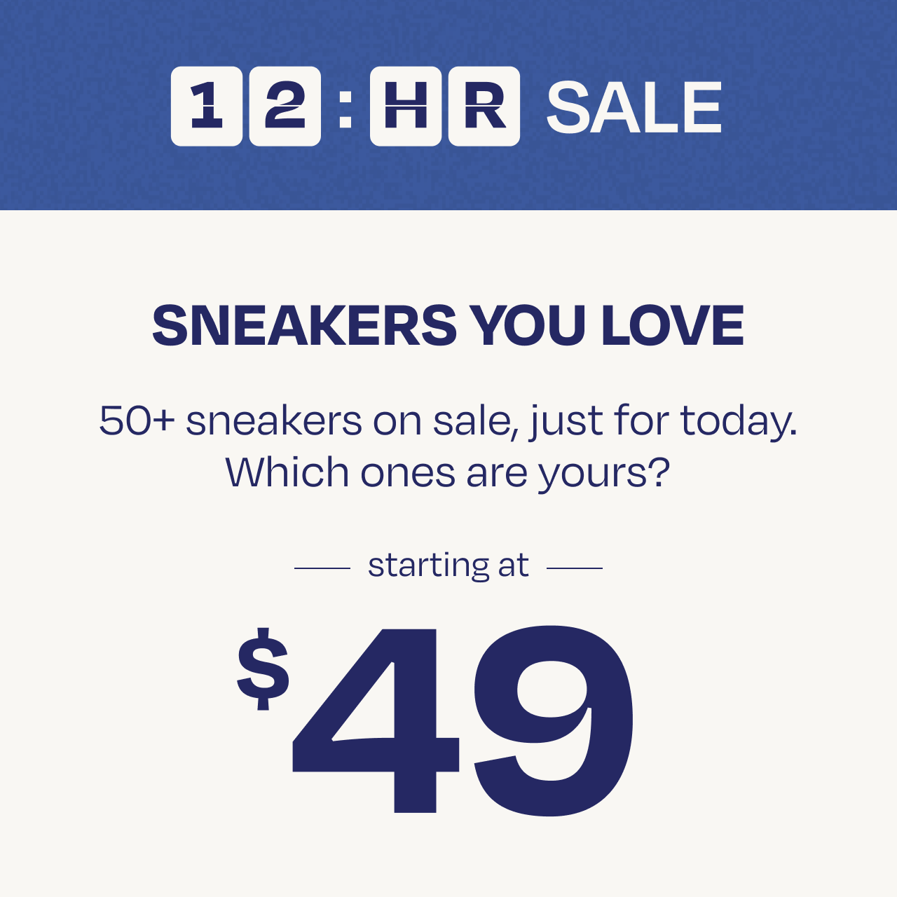 Sneakers Starting at $49