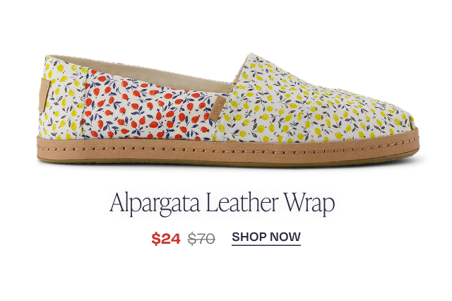 Alpargata Leather Wrap