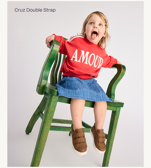 Cruz Double Strap Toddler Sneaker - Image