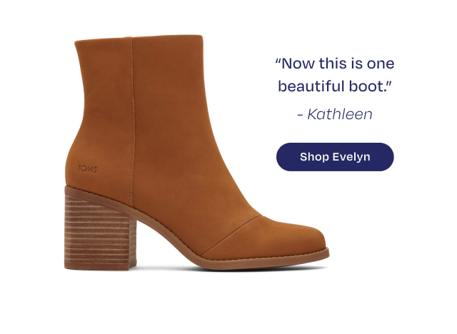 Shop Evelyn Tan Leather Heeled Boot - Button