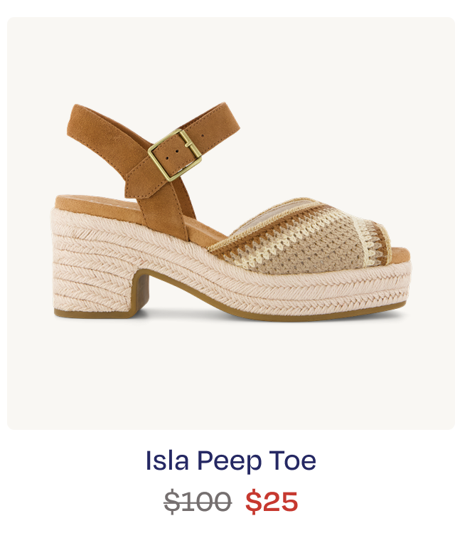 Isla Peep Toe Heeled Sandal