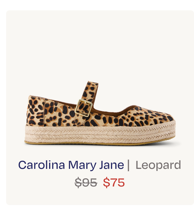 Carolina Mary Jane Espadrille