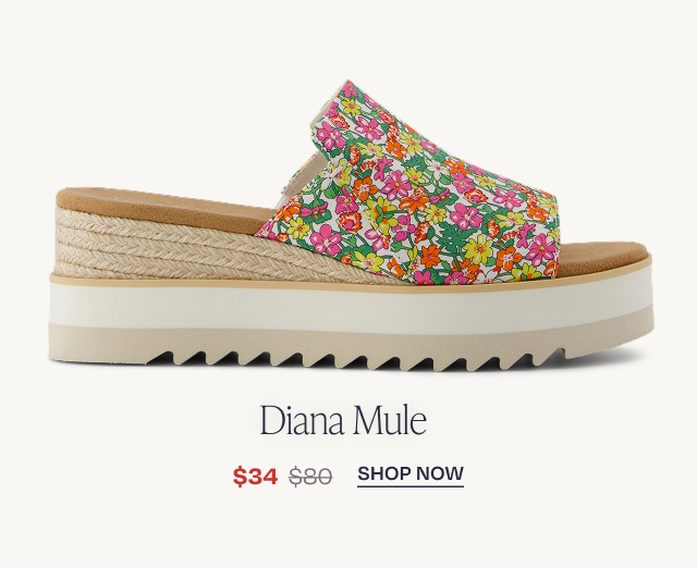 Diana Mule Wedge Sandal