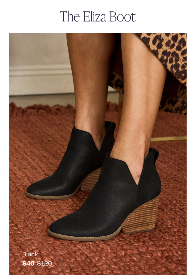 The Eliza Boot - Black