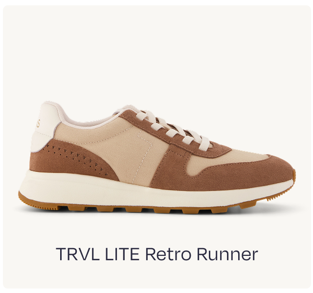 TRVL LITE Retro Runner Sneaker