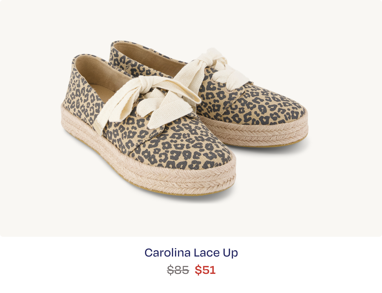 Carolina Lace-Up Espadrille